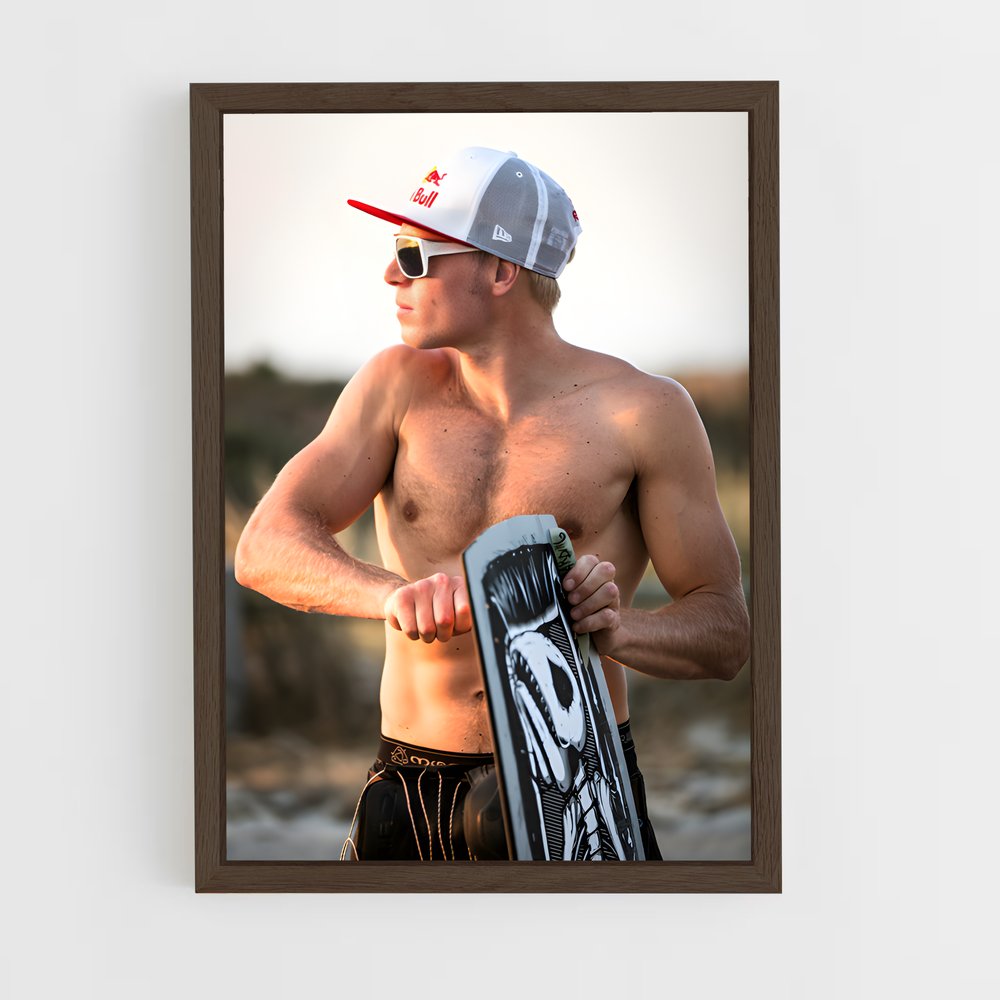 Poster Ruben de lenten – affiche Kitesurf (vue 5)